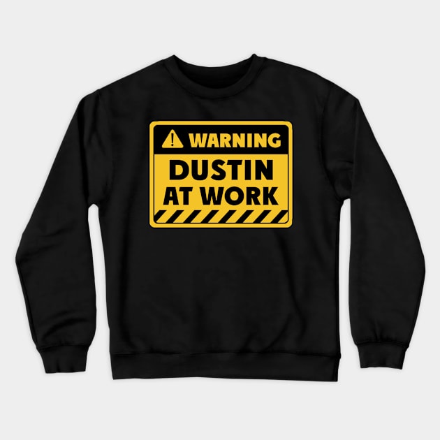 Dustin at work Crewneck Sweatshirt by EriEri